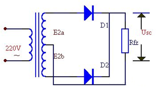 二極管整流電路圖 原理