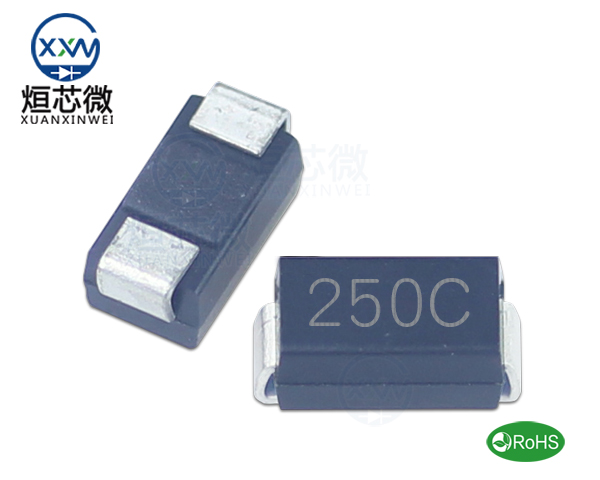P4SMA250CA參數(shù),TVS二極管P4SMA250CA瞬態(tài)(變)抑制二極管